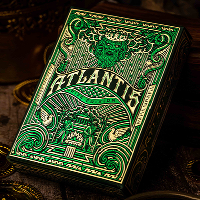 Atlantis Rise Edition Playing Cards by Riffle Shuffle